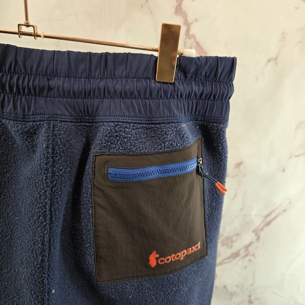 Cotopaxi Pants Womens Medium Joggers Navy Blue Fleece Crop Abrazo - Picture 13 of 14
